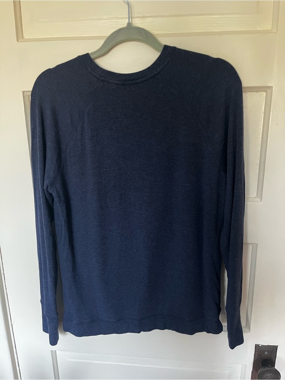 Athleta Tops - Athleta Criss Cross Sweatshirt - Navy Blue - Medium - Picture 7 of 8
